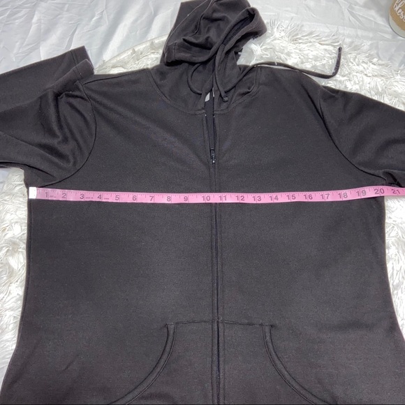 Vintage‎ Fashion Bug Black hoodie lightweight jacket - Picture 11 of 15